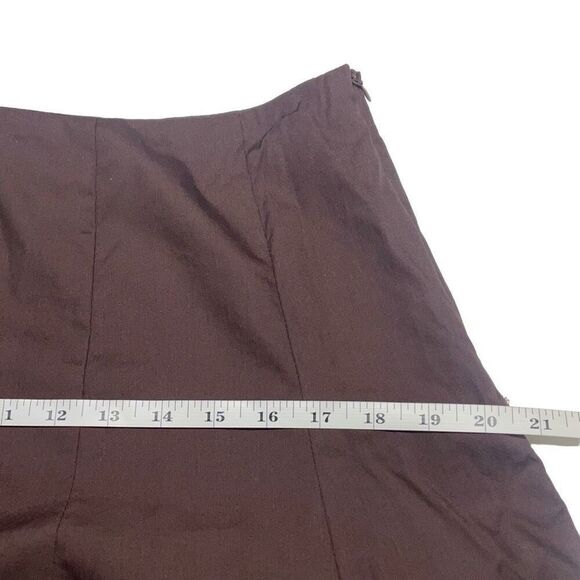 Sunny Leigh Brown and Pink Embroidered A-Line Skirt MI0032 - Picture 5 of 7